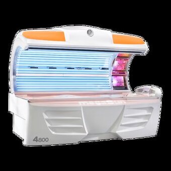 Profi solárium MegaSun 4800 Ultra Power, klima, aroma, aqua.