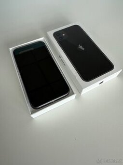 Apple iPhone 11 64GB, černý, 100% stav, krabička