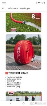 Hasičská hadice 2"  Nová