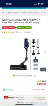 Rowenta X-force Flex 12.60 Aqua 150 AW