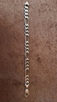 Stříbrný náramek 20cm