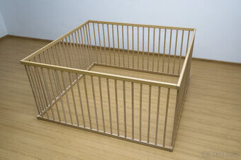 Dětská ohrádka, 145 x 145 x 70 cm, dřevo