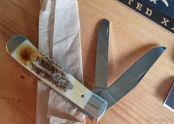 Case Trapper Burnt 6.5, hnědá pálená jelení kost