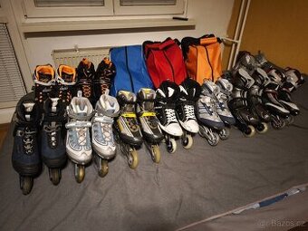 Výprodej bruslařského klubu - Inline brusle vel. 37-45