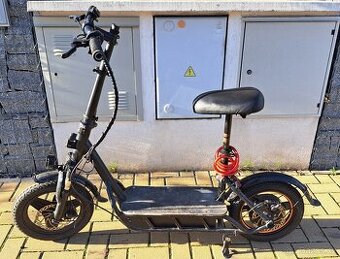 Elektrokoloběža kukirin c1 se sedátkem