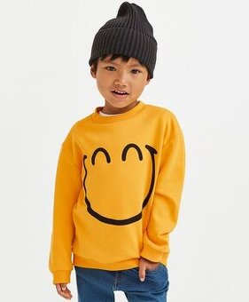 ☘️ Smajlíková MIKINA H&M tepláková vel. 110/116 ☘️