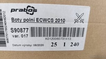 Boty polní ECWCS, PRABOS, GORE-TEX® - 1