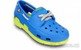 CROCS-beach-line-boat-shoe-ocean-citrus-uk-11-naše  vel. 28