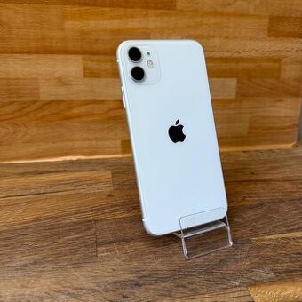 iPhone 11 128GB, bílý, 100% bat. (rok záruka)