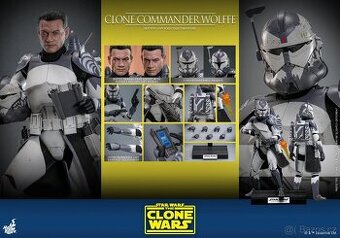 Star Wars Clone Commander Wolffe HOT TOYS TMS141