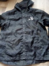 Sportovní černá bunda na jaro - podzim vel. 152