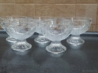 Retro kompotové misky s deštníky