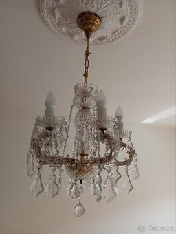 Křišťálový lustr 
Výroba ČSSR Kamenický
