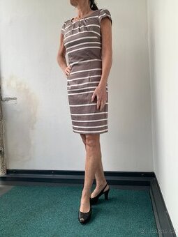 proužkové šaty zn. comma - vel. S