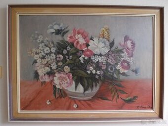 Květinové zátiší, František Krupička