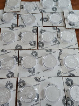 Stříbro mince 20 Ks. originál zabaleno