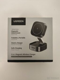 #L0227 UGREEN W526 – 2v1 magnetická bezdrôtová nabíjačka pre