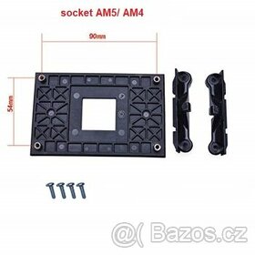 Bracket + backplate pro AMD AM5/ AM4, AM3+/ AM3/ AM2+/ AM2/