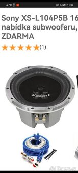 Prodám subwoofer sony
