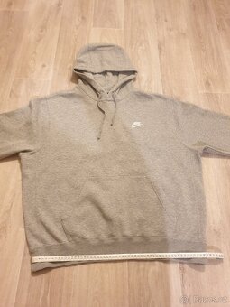 Nike mikina hoodie šedá grey
