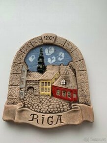 Suvenýrní talíř Riga