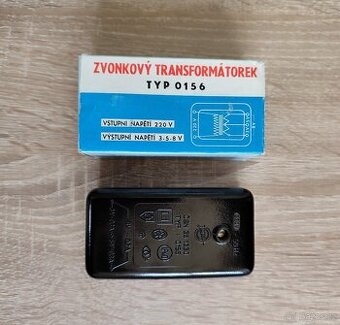 ZVONKOVÝ TRANSFORMÁTOREK JESAN TYP 0156 Z ROKU 1991 - 1
