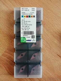 Destičky břitové Iscar VCMT 160404-SM, Nové balení - 1