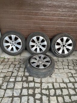 ALU kola r16 5x112 205/55 r16 zimní pneu