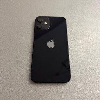 iPhone 12 mini 128GB černý, pěkný stav, 12 měsíců záruka