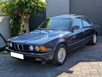 BMW E32 750i m70 10/1991 facelift, bez koroze originál stav