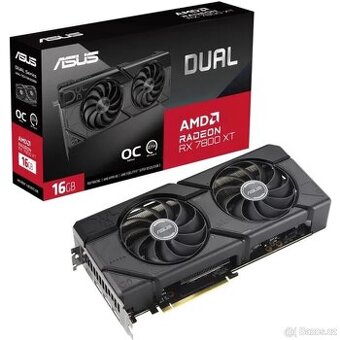 Grafická karta ASUS DUAL RADEON 7800XT + Záruka 36 měsíců
