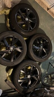 Alu kola 4x Škoda Octavia iV 205/55 R17 Zimní
