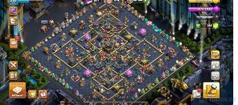 účet clash of clans TH17 max