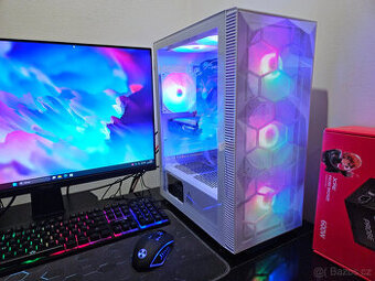 🔥 Herní PC i5|RX 580|16GB RAM|1TB SSD|6xRGB|WiFi+BT|W11