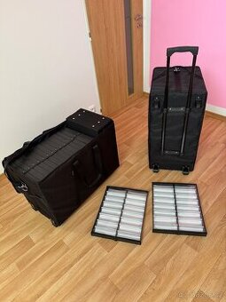 Profesionální 2ks kufry Techgal a 22 kazet na brýle NOVÉ