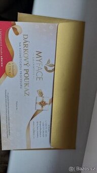 dárkový poukaz salon my face kosmetika se slevou