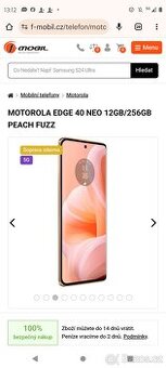 Mobilní telefon Motorola edge40neo