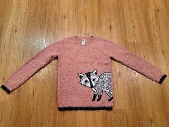 Svetr s mývalem zn. C&A, vel. 158/164