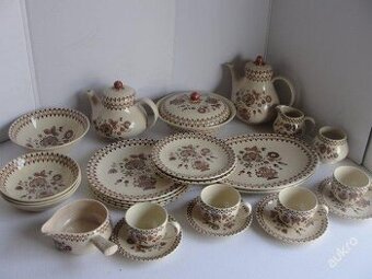 Anglický porcelán - 27ks-souprava- Staffordshire