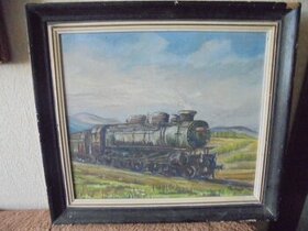 OBRAZ OLEJ NA PŘEKLIŽCE