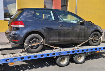 Bouraný VW Golf 6 motor 1.4i 59kw r.v 2009