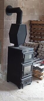 Krbová kamna sabah s teplovzdušným výměníkem