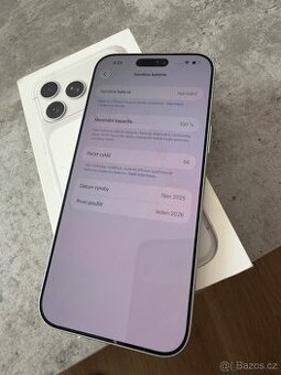 Apple IPhone 17 pro Max 1TB, SILVER , Alza záruka CZ.