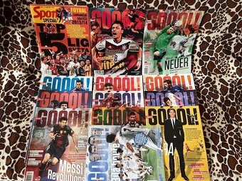 Časopisy GÓÓÓL - 13 čísel z let 2013/14/15/16