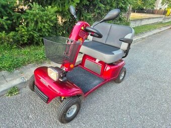 Čtyřkolový elektrický skútr pro seniory dvoumístný