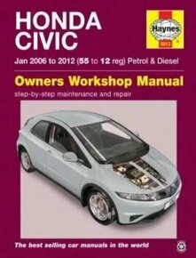 Honda Civic benzin a diesel 2006-2012 - opravárenský manuál