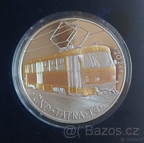 PSM ČNB 500 Kč Tramvaj Tatra T3 Proof - 1