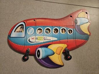 Dřevěné puzzle skládačky