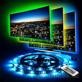 LED pásek RGB cca 3m + dálkový ovladač