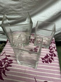 3x váza, cena za vse - 1